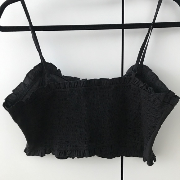Urban Outfitters Crop Ruffles Top with Elastic Back - Picture 2 of 3